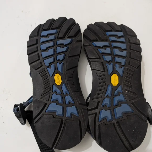 Chaco Black and Blue Strappy Sandals - Picture 7 of 8